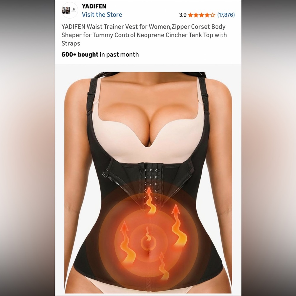 Black Waist Trainer Corset